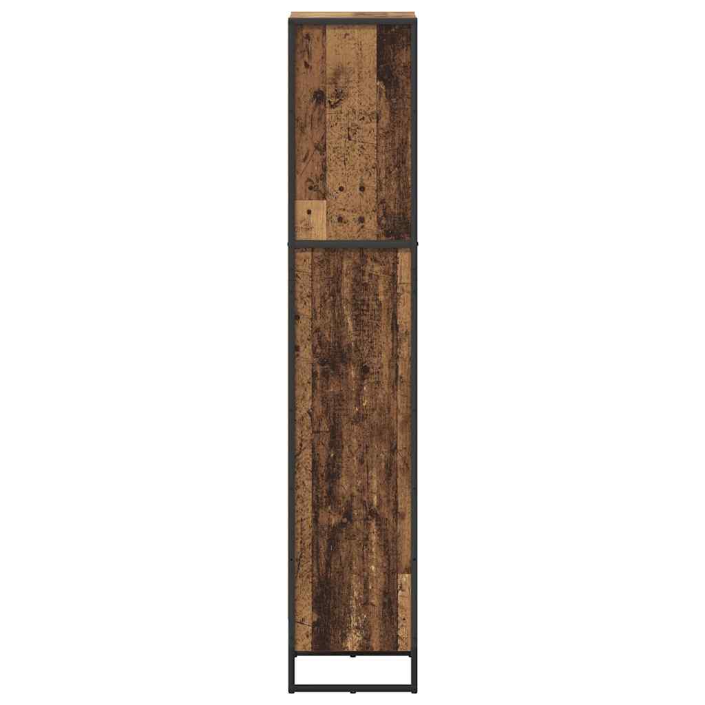 vidaXL Book Cabinet Old Wood 40 x 30 x 155 cm Engineered Wood