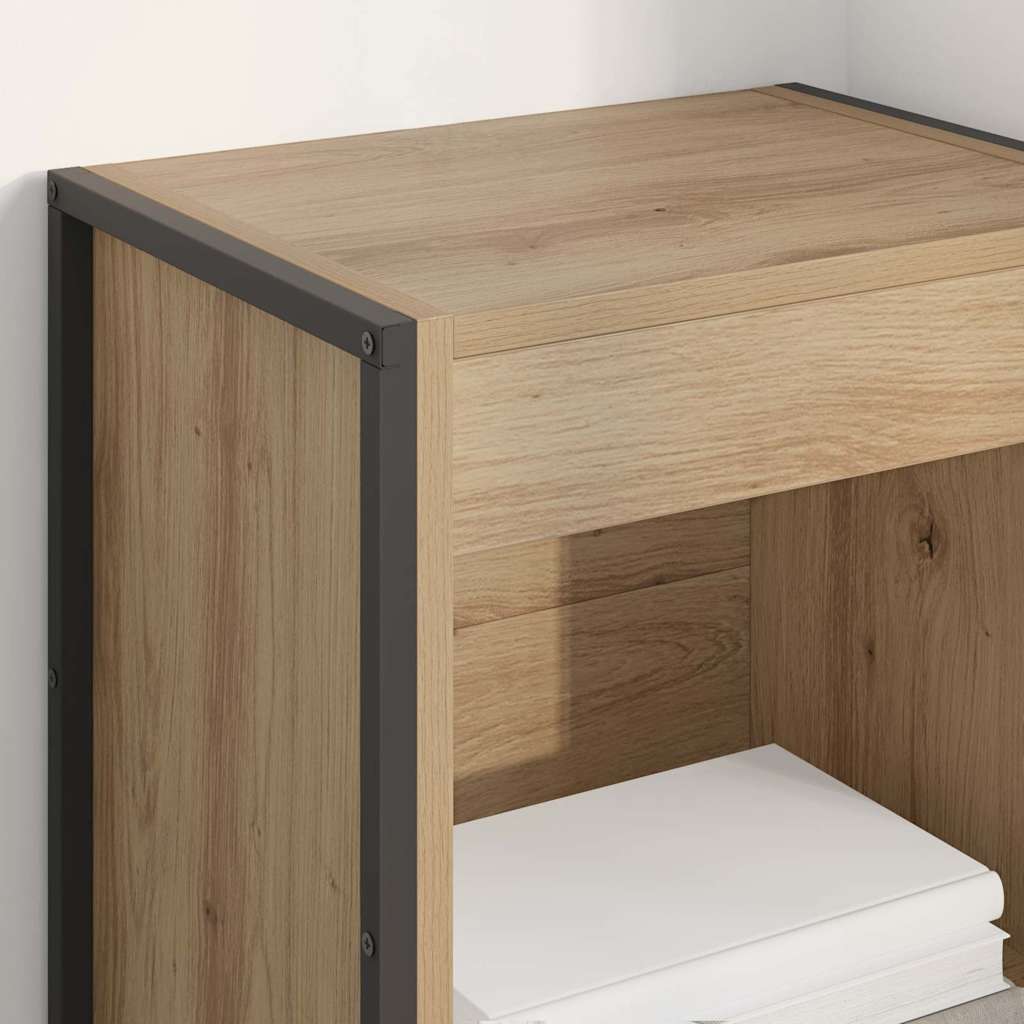 vidaXL Book Cabinet 40 x 30 x 155 cm Engineered Wood Artisian Oak