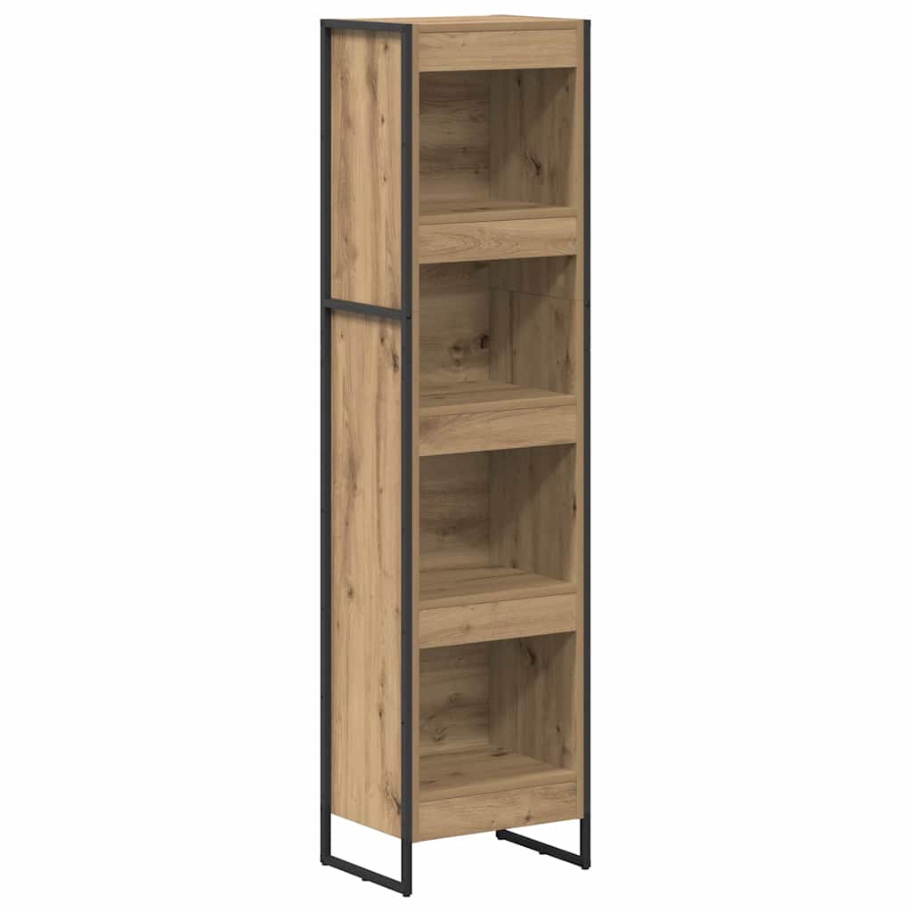 vidaXL Book Cabinet 40 x 30 x 155 cm Engineered Wood Artisian Oak