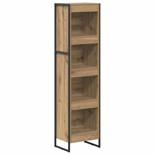 vidaXL Book Cabinet 40 x 30 x 155 cm Engineered Wood Artisian Oak