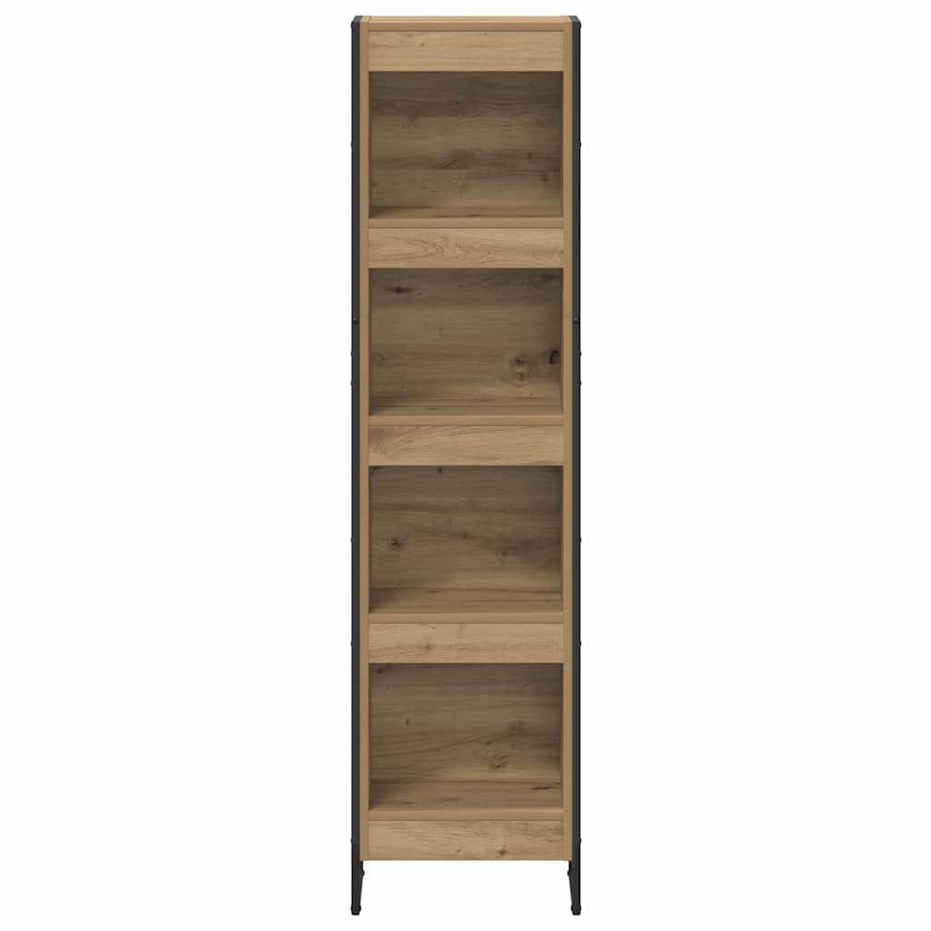 vidaXL Book Cabinet 40 x 30 x 155 cm Engineered Wood Artisian Oak