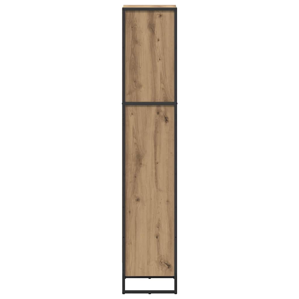 vidaXL Book Cabinet 40 x 30 x 155 cm Engineered Wood Artisian Oak