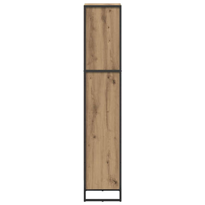 vidaXL Book Cabinet 40 x 30 x 155 cm Engineered Wood Artisian Oak