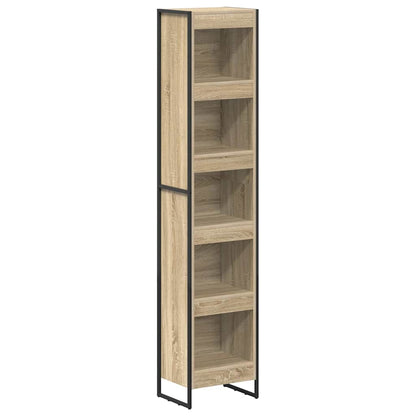 vidaXL Book Cabinet Sonoma 40 x 30 x 189.5 cm Engineered Wood