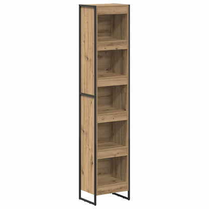 vidaXL Book Cabinet 40 x 30 x 189.5 cm Engineered Wood Artisian Oak