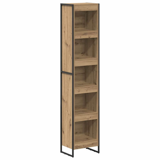 vidaXL Book Cabinet 40 x 30 x 189.5 cm Engineered Wood Artisian Oak