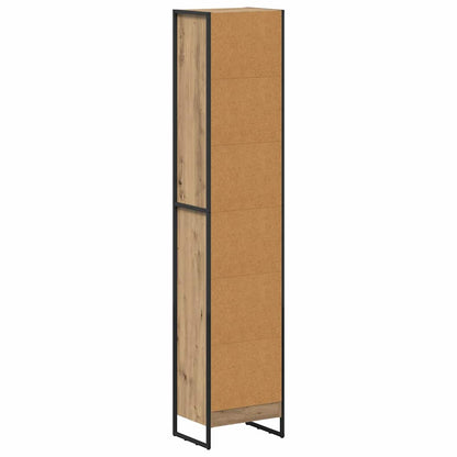 vidaXL Book Cabinet 40 x 30 x 189.5 cm Engineered Wood Artisian Oak