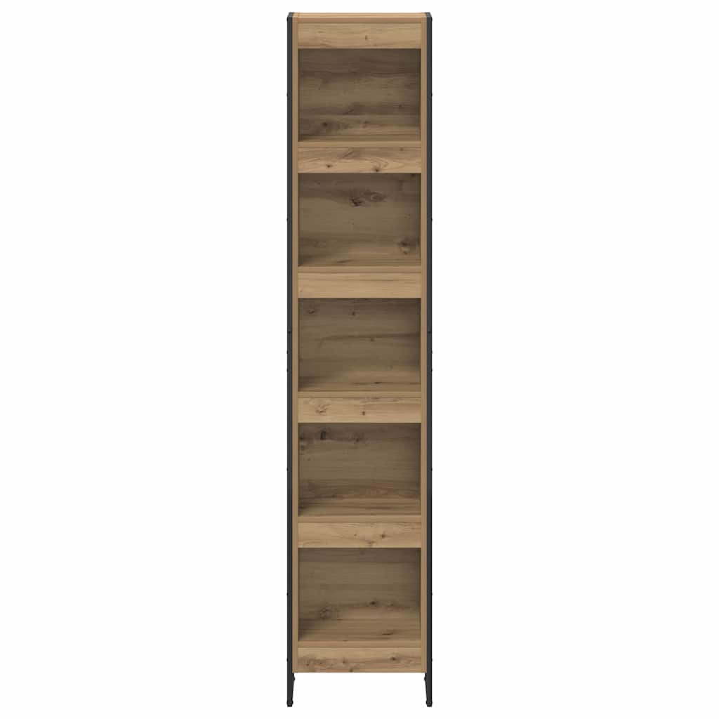vidaXL Book Cabinet 40 x 30 x 189.5 cm Engineered Wood Artisian Oak