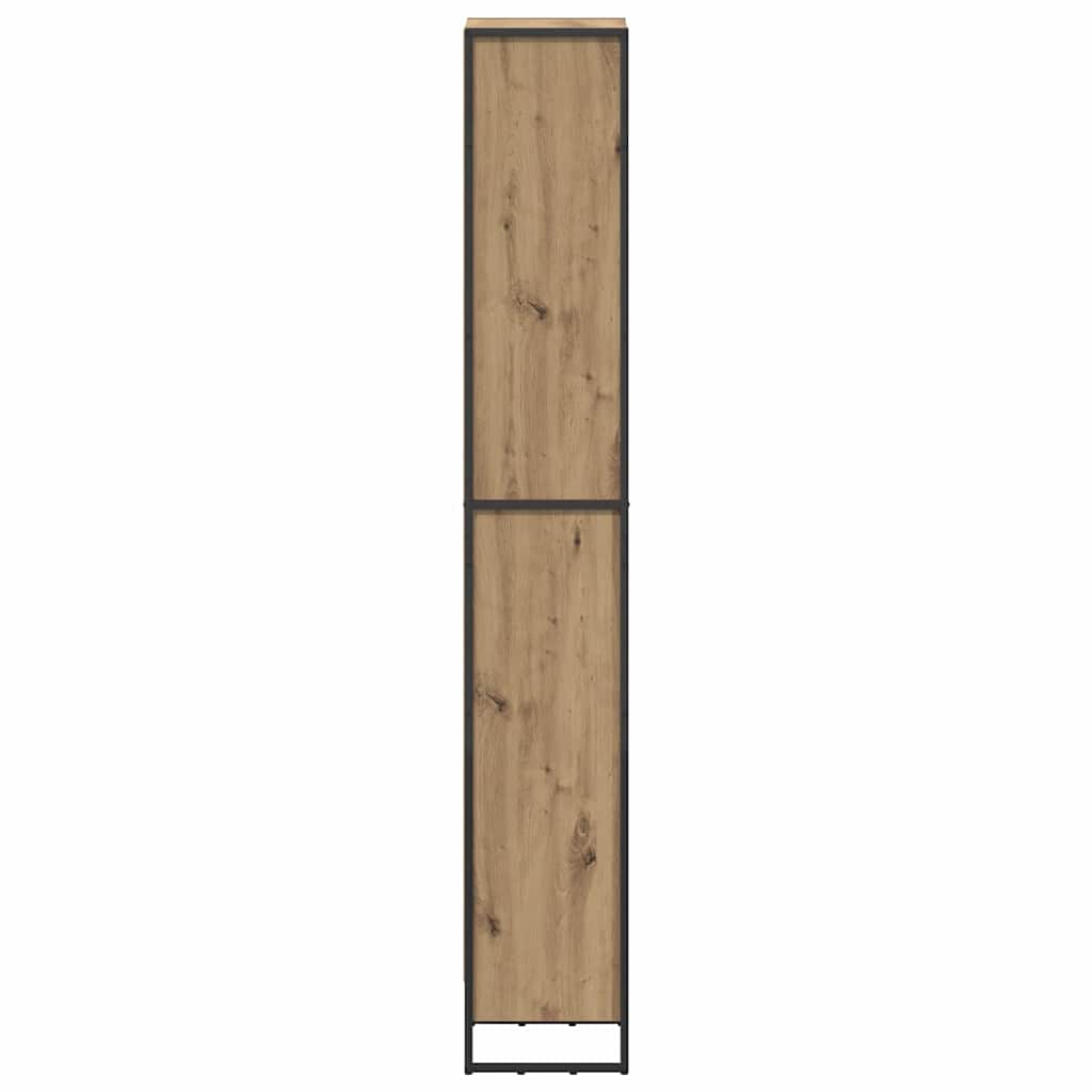 vidaXL Book Cabinet 40 x 30 x 189.5 cm Engineered Wood Artisian Oak