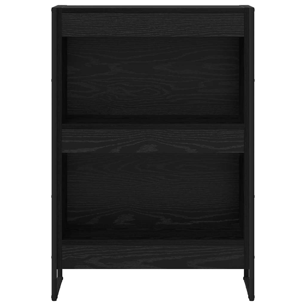 vidaXL Book Cabinet 60 x 30 x 86.5 cm Engineered Wood Black Oak