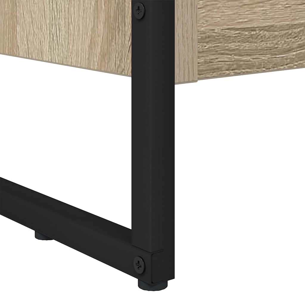 vidaXL Book Cabinet Sonoma 60 x 30 x 86.5 cm Engineered Wood