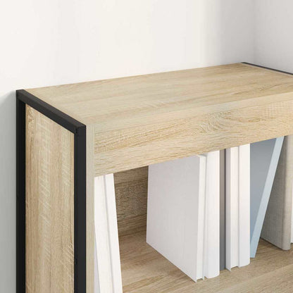 vidaXL Book Cabinet Sonoma 60 x 30 x 86.5 cm Engineered Wood