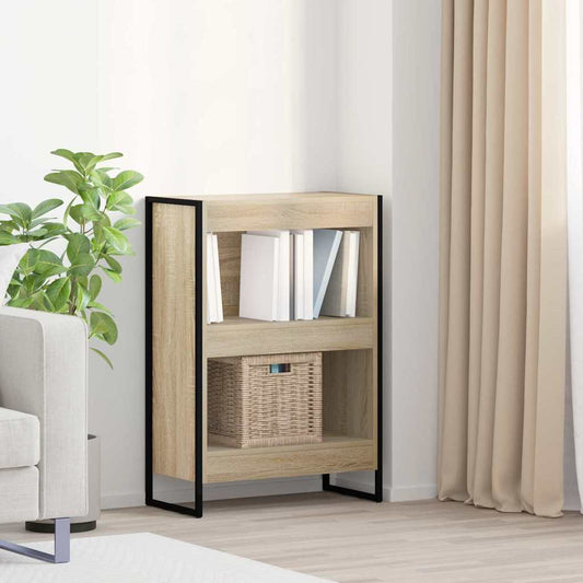 vidaXL Book Cabinet 60 x 30 x 86.5 cm Engineered Wood Sonoma