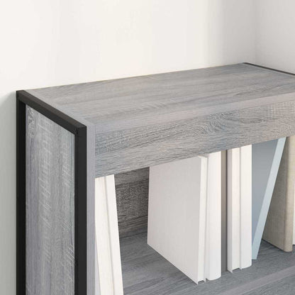 vidaXL Book Cabinet 60 x 30 x 86.5 cm Engineered Wood Grey Sonoma