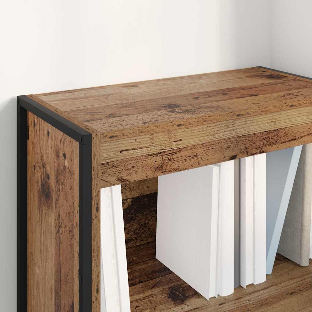 vidaXL Book Cabinet Old Wood 60 x 30 x 86.5 cm Engineered Wood