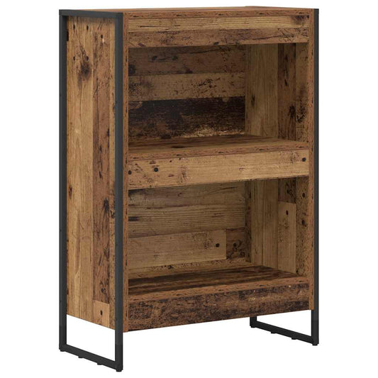 vidaXL Book Cabinet 60 x 30 x 86.5 cm Engineered Wood Old Wood
