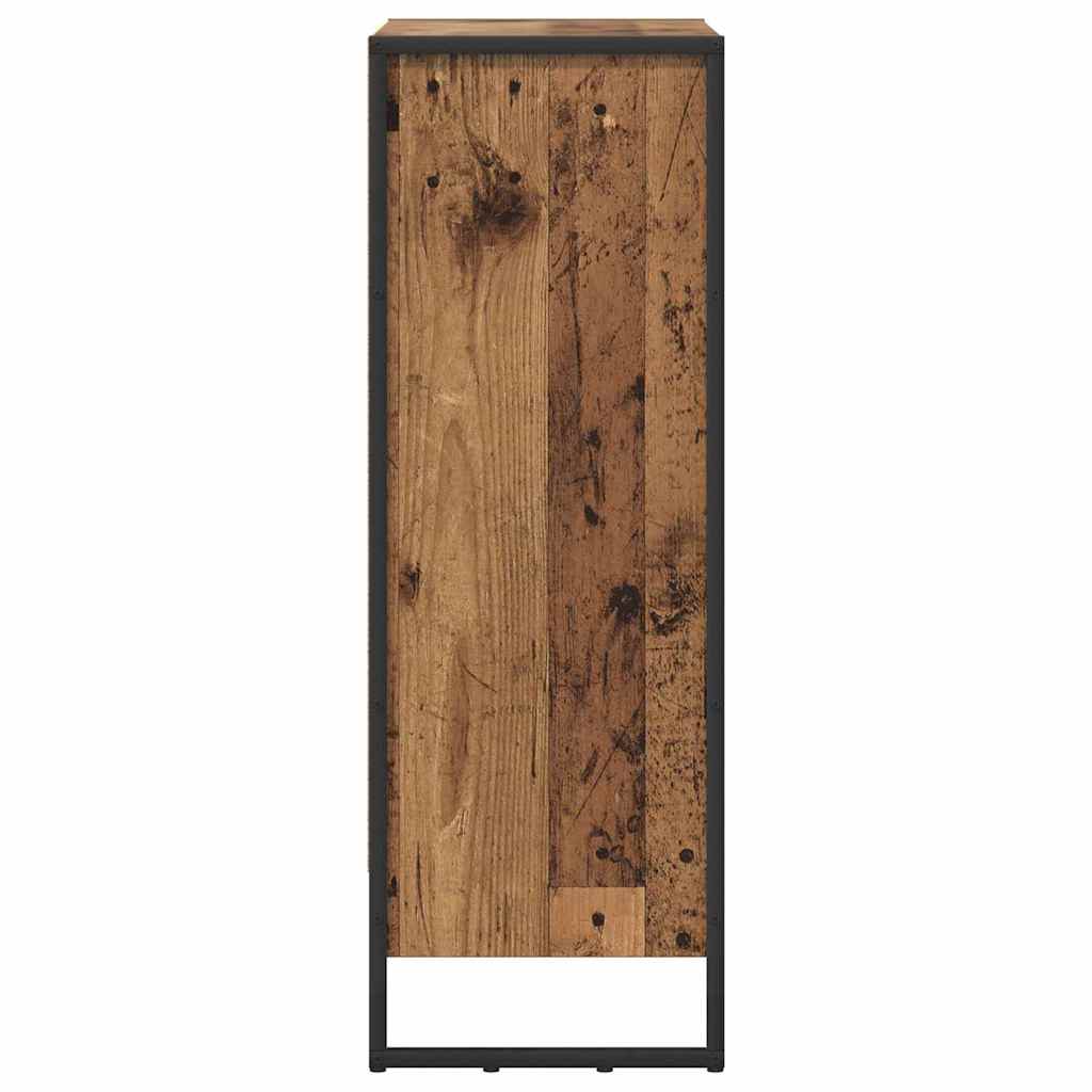vidaXL Book Cabinet Old Wood 60 x 30 x 86.5 cm Engineered Wood