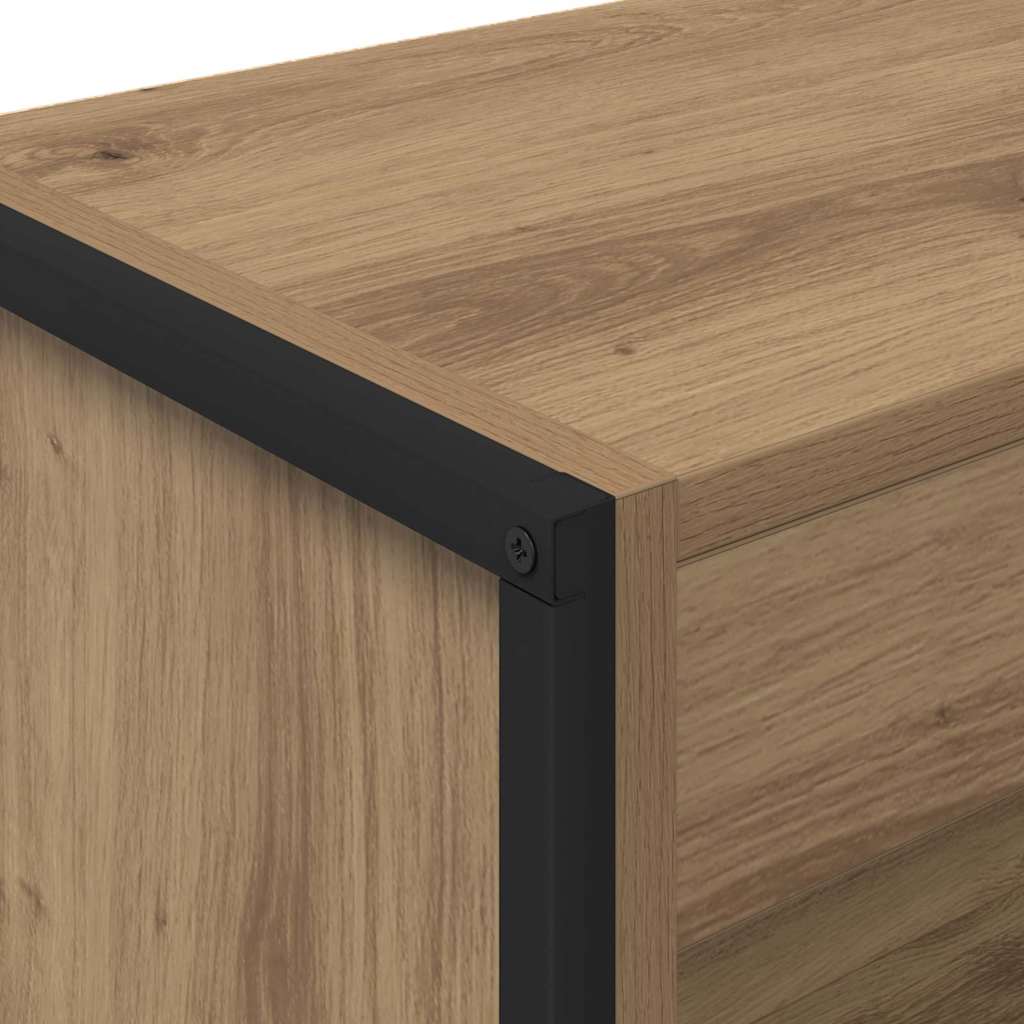 vidaXL Book Cabinet 60 x 30 x 86.5 cm Engineered Wood Artisian Oak