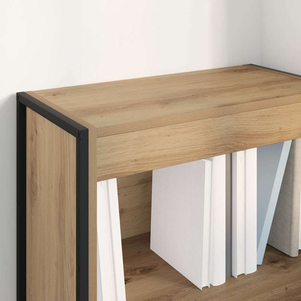 vidaXL Book Cabinet 60 x 30 x 86.5 cm Engineered Wood Artisian Oak