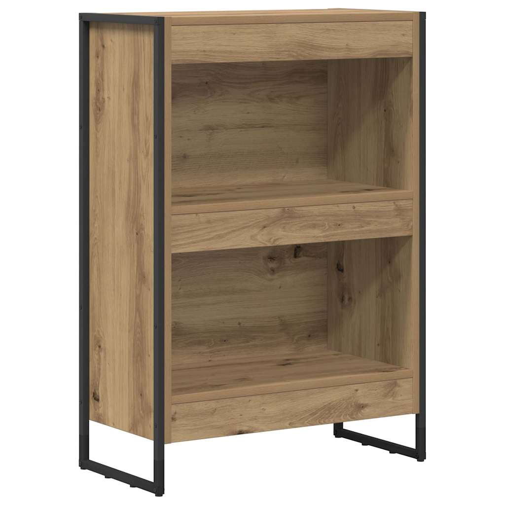 vidaXL Book Cabinet 60 x 30 x 86.5 cm Engineered Wood Artisian Oak