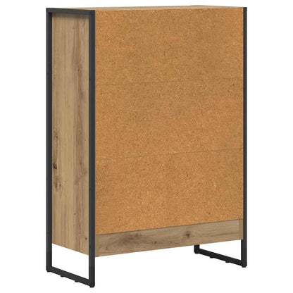 vidaXL Book Cabinet 60 x 30 x 86.5 cm Engineered Wood Artisian Oak