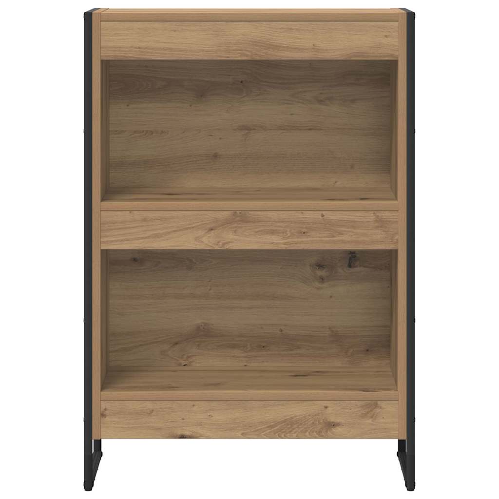 vidaXL Book Cabinet 60 x 30 x 86.5 cm Engineered Wood Artisian Oak