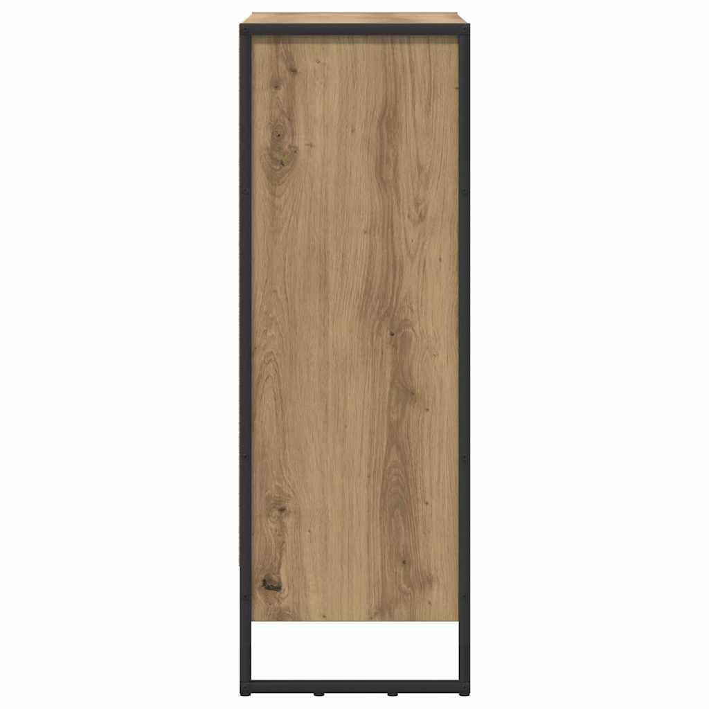 vidaXL Book Cabinet 60 x 30 x 86.5 cm Engineered Wood Artisian Oak