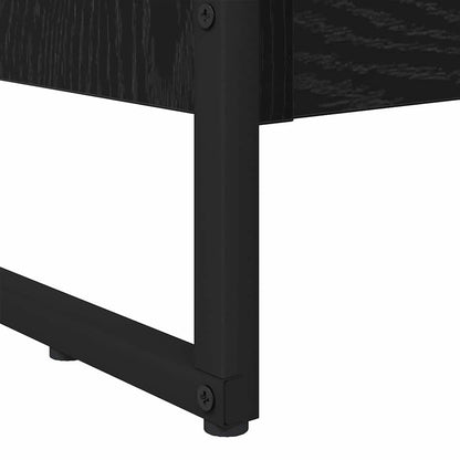 vidaXL Book Cabinet 60 x 30 x 121 cm Engineered Wood Black Oak