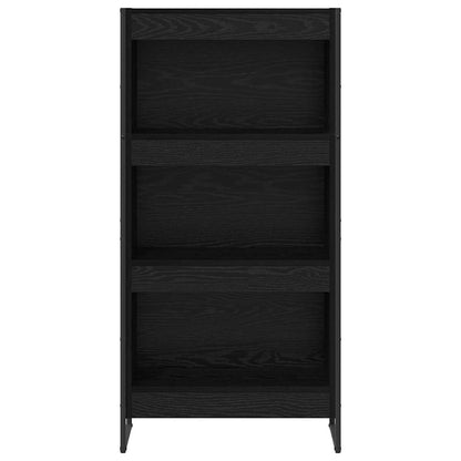 vidaXL Book Cabinet 60 x 30 x 121 cm Engineered Wood Black Oak