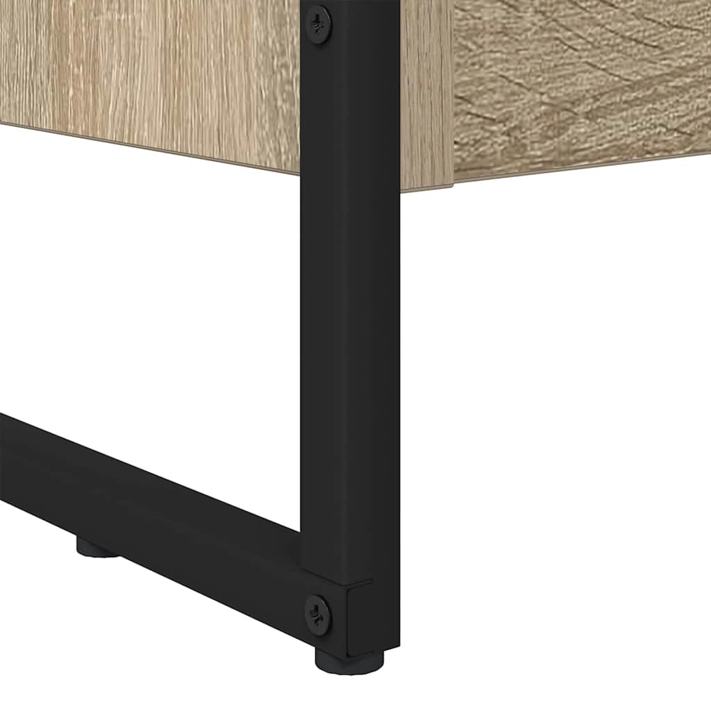 vidaXL Book Cabinet Sonoma 60 x 30 x 121 cm Engineered Wood