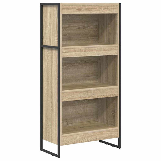 vidaXL Book Cabinet 60 x 30 x 121 cm Engineered Wood Sonoma