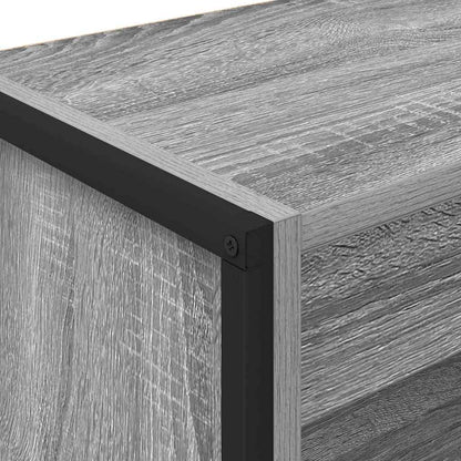 vidaXL Book Cabinet 60 x 30 x 121 cm Engineered Wood Grey Sonoma