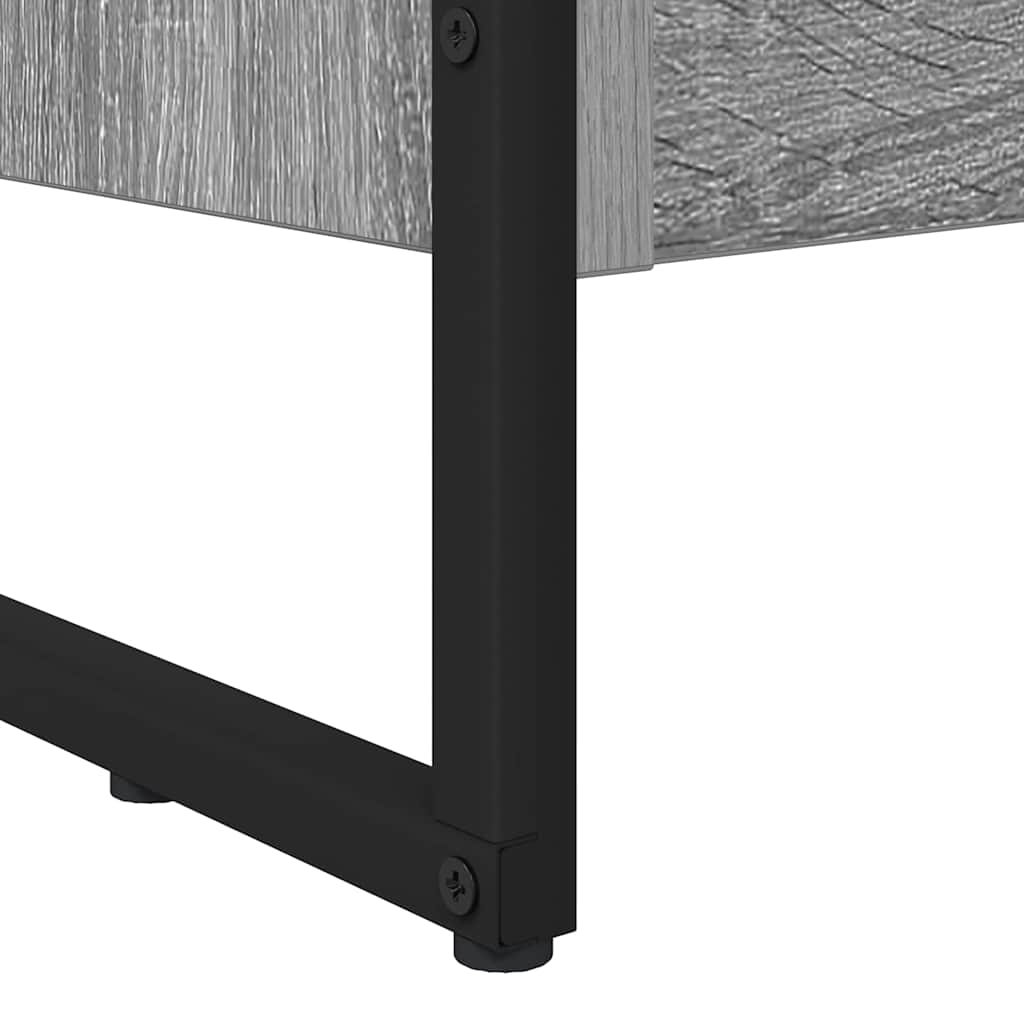 vidaXL Book Cabinet 60 x 30 x 121 cm Engineered Wood Grey Sonoma