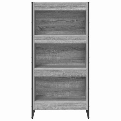 vidaXL Book Cabinet 60 x 30 x 121 cm Engineered Wood Grey Sonoma