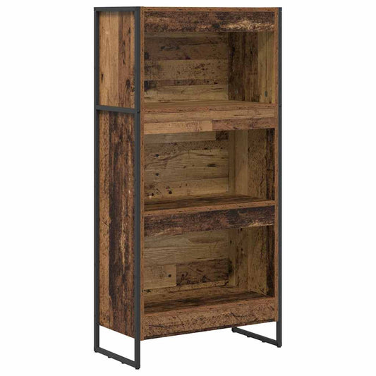 vidaXL Book Cabinet 60 x 30 x 121 cm Engineered Wood Old Wood