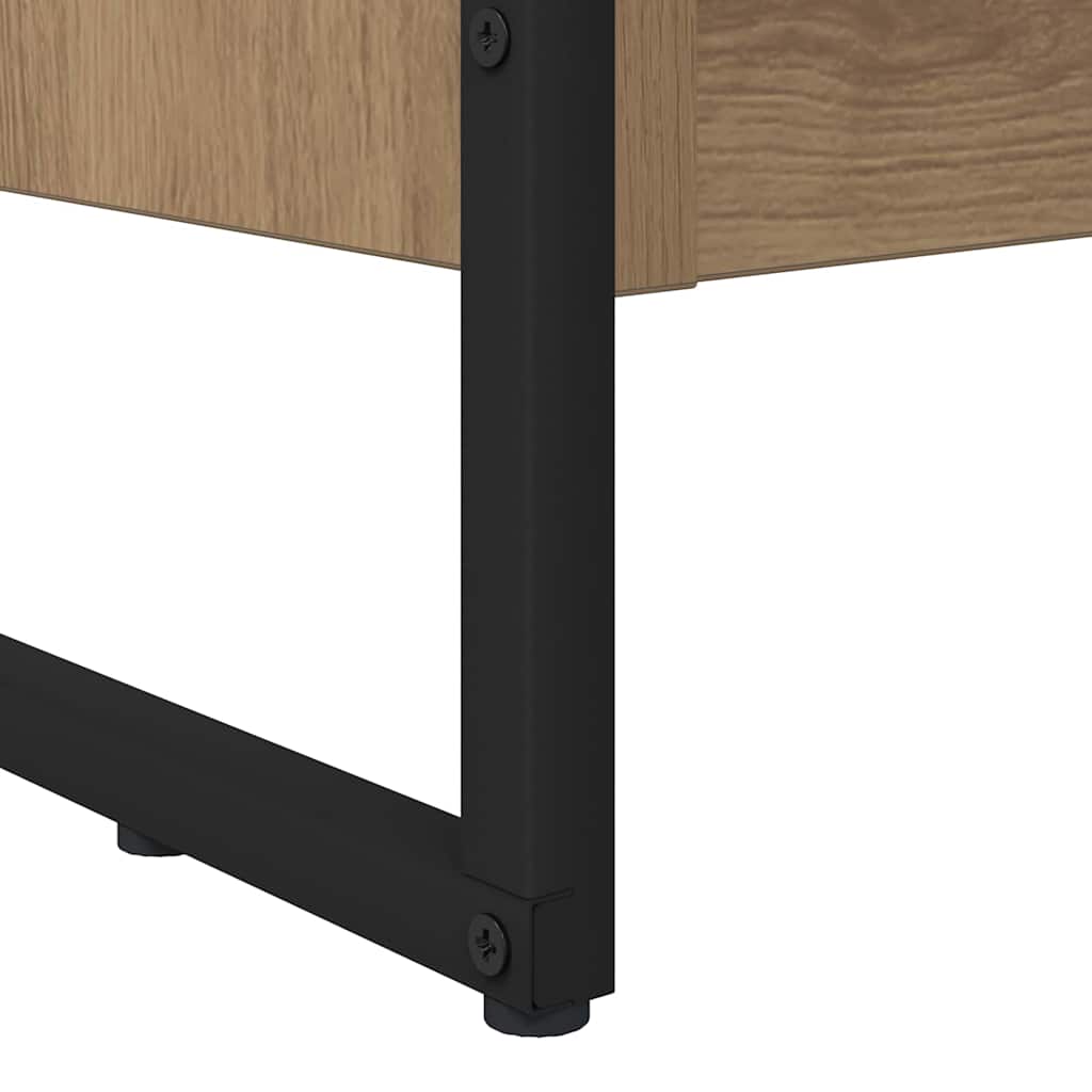 vidaXL Book Cabinet 60 x 30 x 121 cm Engineered Wood Artisian Oak