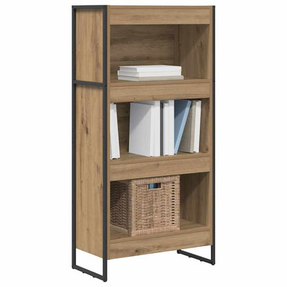vidaXL Book Cabinet 60 x 30 x 121 cm Engineered Wood Artisian Oak