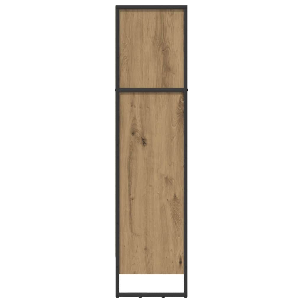 vidaXL Book Cabinet 60 x 30 x 121 cm Engineered Wood Artisian Oak