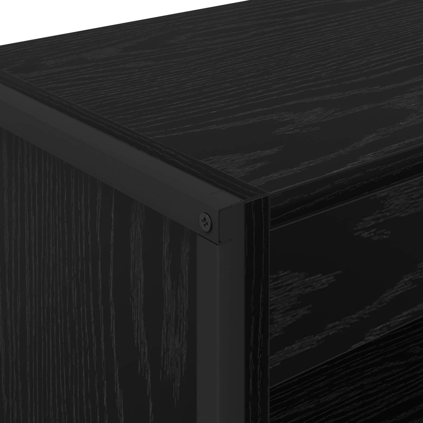 vidaXL Book Cabinet 60 x 30 x 155 cm Engineered Wood Black Oak