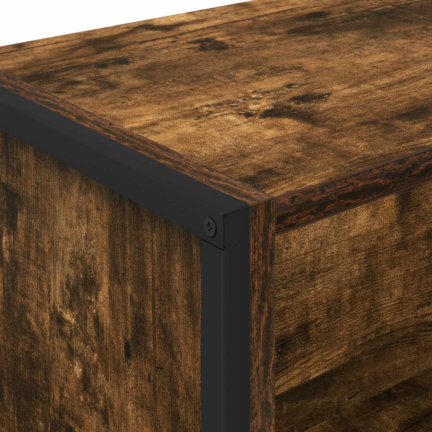 vidaXL Book Cabinet Smoke Oak 60 x 30 x 155 cm Engineered Wood