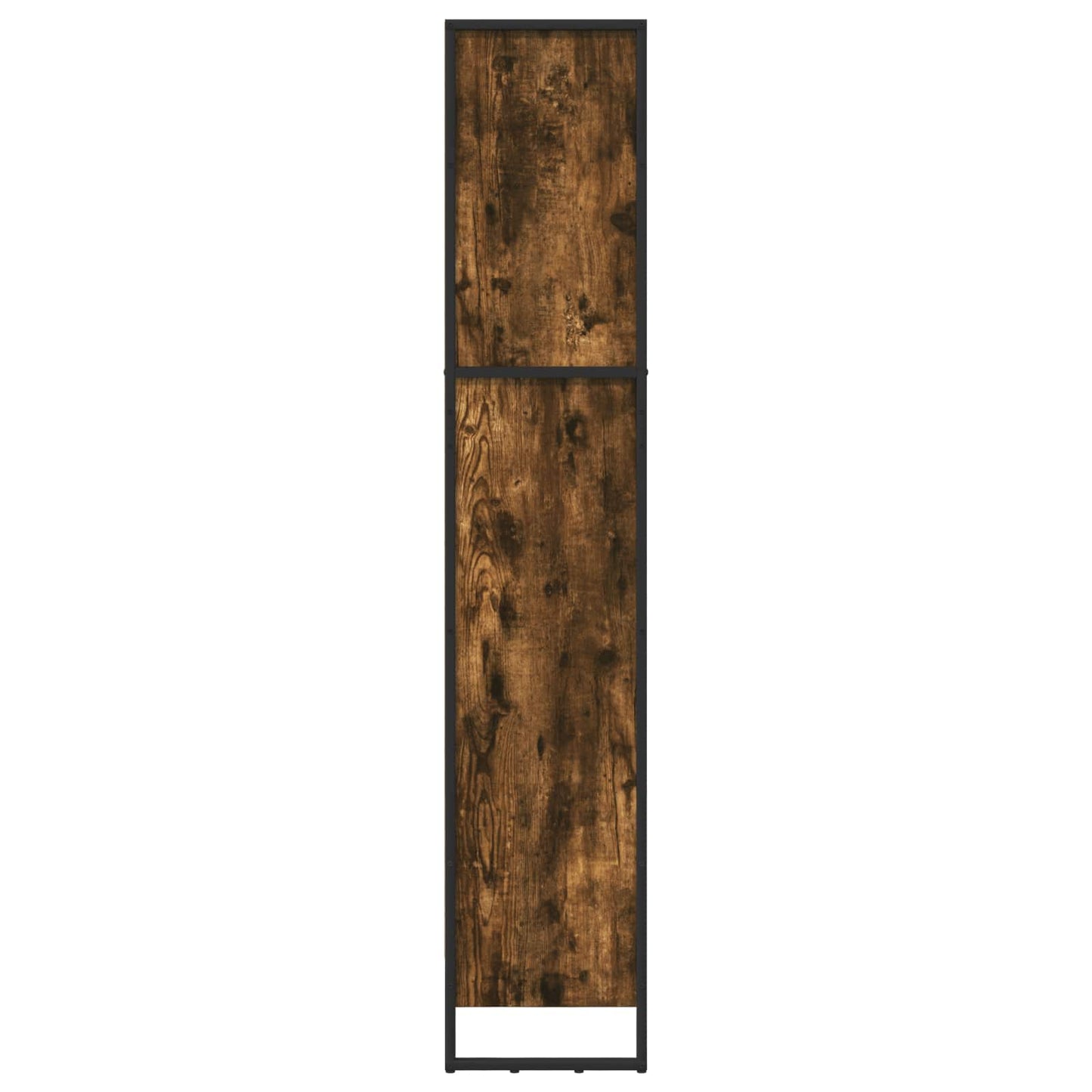 vidaXL Book Cabinet Smoke Oak 60 x 30 x 155 cm Engineered Wood