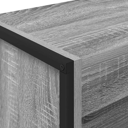vidaXL Book Cabinet 60 x 30 x 155 cm Engineered Wood Grey Sonoma