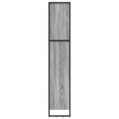 vidaXL Book Cabinet 60 x 30 x 155 cm Engineered Wood Grey Sonoma