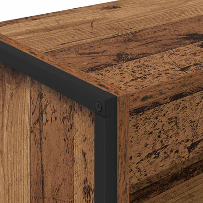 vidaXL Book Cabinet Old Wood 60 x 30 x 155 cm Engineered Wood