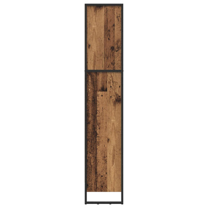 vidaXL Book Cabinet Old Wood 60 x 30 x 155 cm Engineered Wood