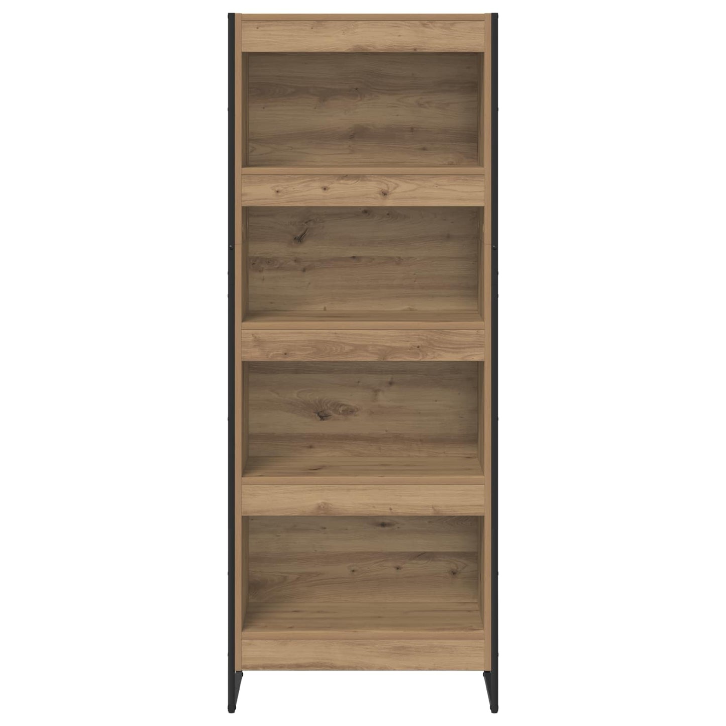 vidaXL Book Cabinet 60 x 30 x 155 cm Engineered Wood Artisian Oak