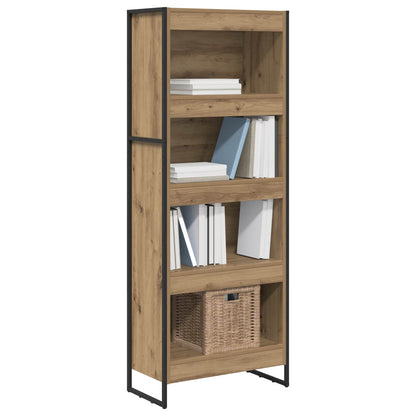 vidaXL Book Cabinet 60 x 30 x 155 cm Engineered Wood Artisian Oak