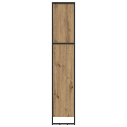 vidaXL Book Cabinet 60 x 30 x 155 cm Engineered Wood Artisian Oak