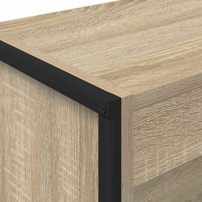 vidaXL Book Cabinet Sonoma 80 x 30 x 86.5 cm Engineered Wood
