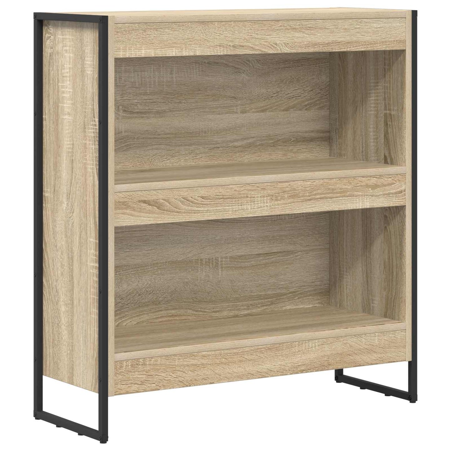 vidaXL Book Cabinet Sonoma 80 x 30 x 86.5 cm Engineered Wood
